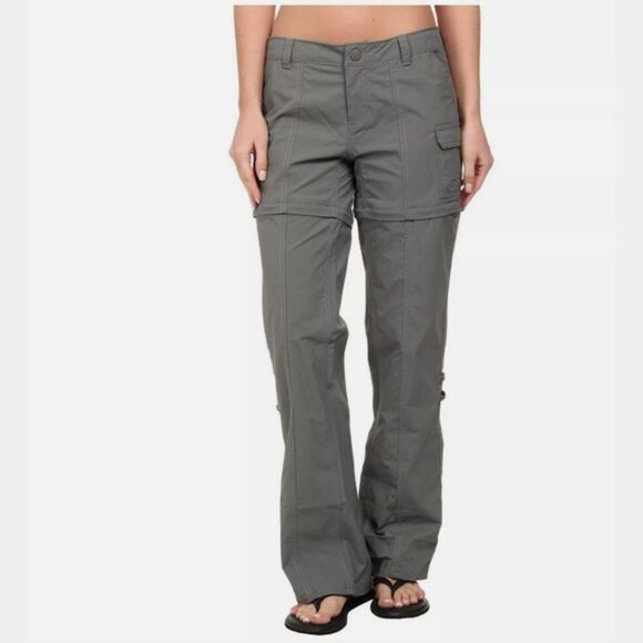THE NORTH FACE Paramount Convertible Cargo Hiking Pants Zip Off Outdoors Gray 20 - Picture 1 of 12